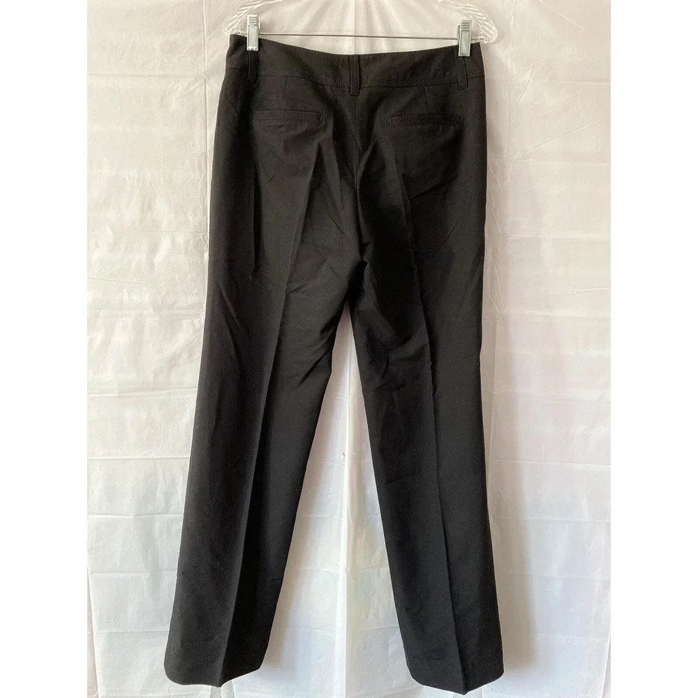 New Directions Pants‎ Womens 6 31x31.5 Black Classic Minimalist Office Capsule